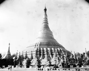 The Shwedagon Pagoda at Rangoon